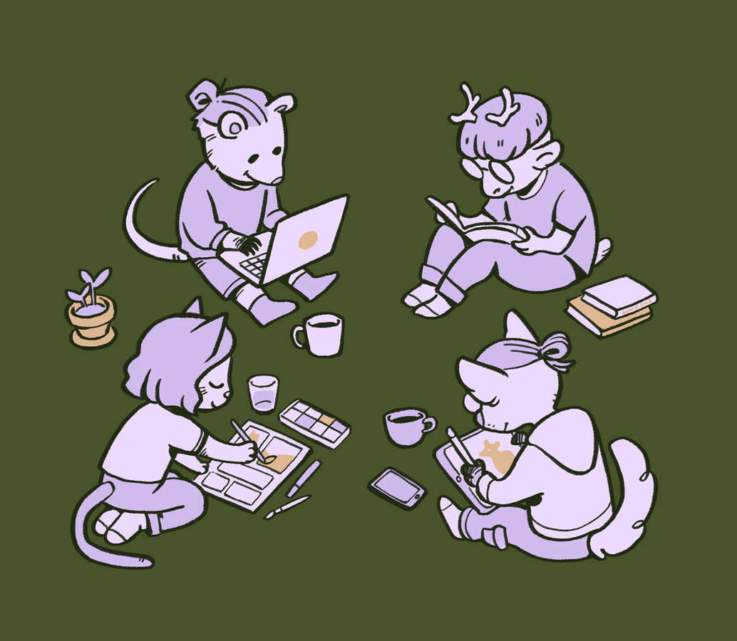 Taskulaiset puuhissa (Anni)